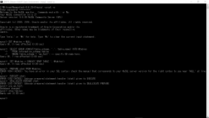 Mysql 테이블만 전체 삭제 하는법