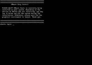 VMware tools Features 삭제하기