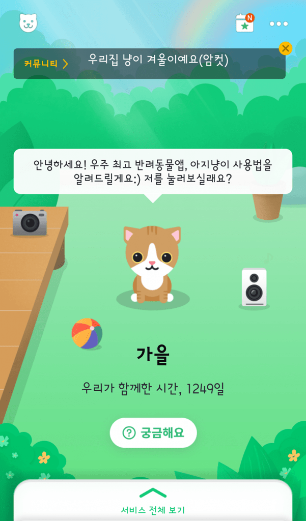 반려동물 집사들에게 유용한 아지냥이 앱!! 4