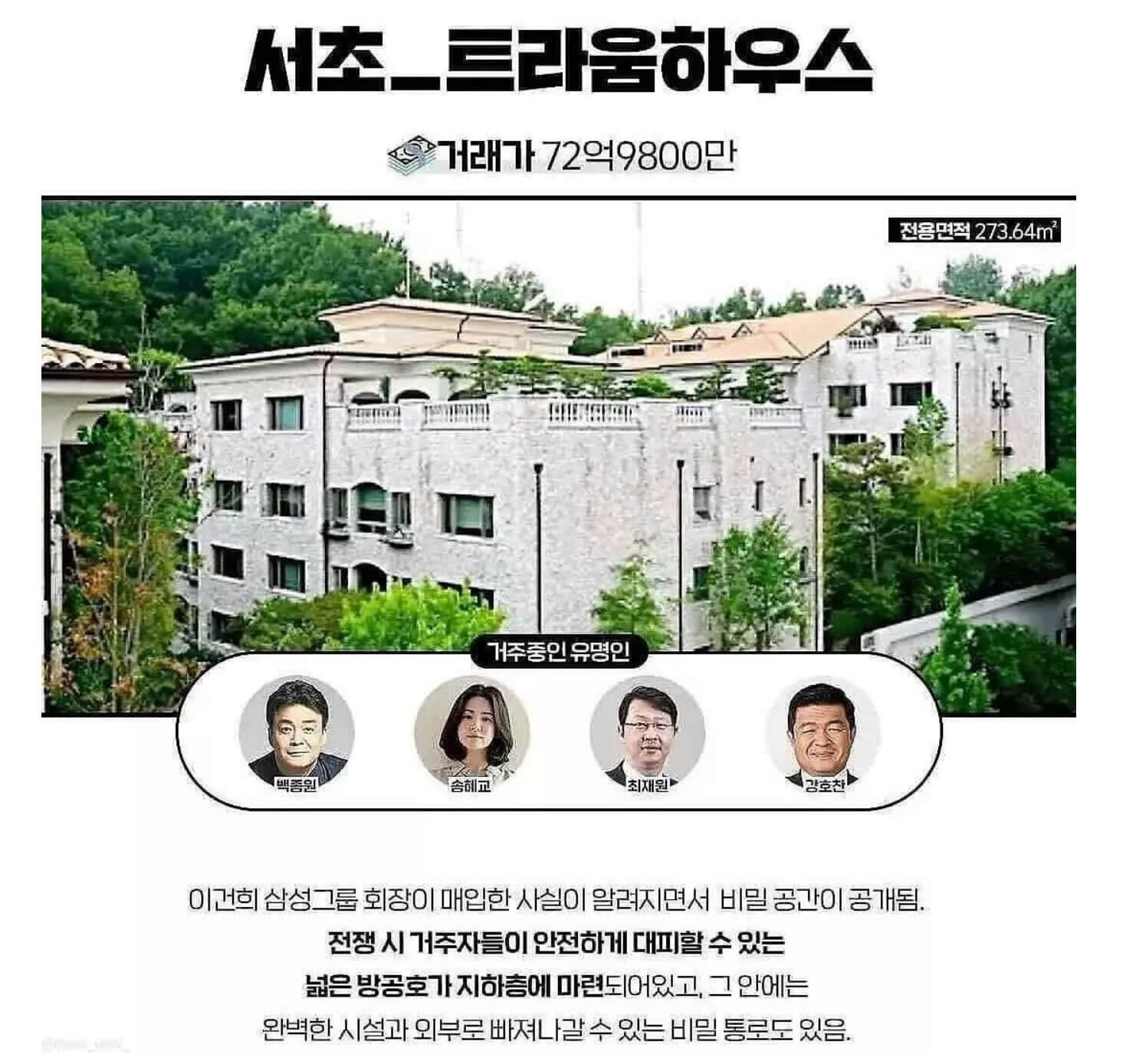 한국에서 제일 비싼 집 탑 6 1