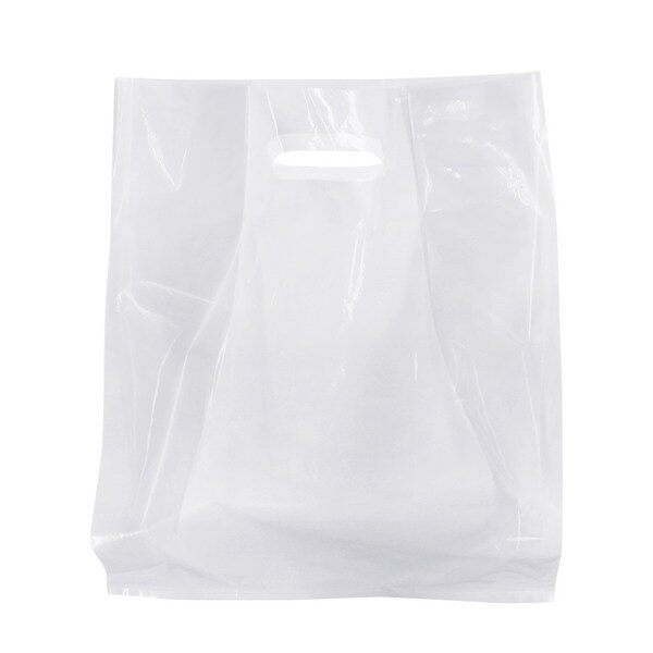  PE 투명 무지 비닐쇼핑백 일반 미니 15 x 8 x 28 cm, 100개 