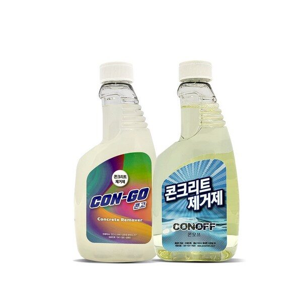  콘크리트 시멘트 백화 제거제 콘오프 CONOFF 600ml, 콘고, 1개 