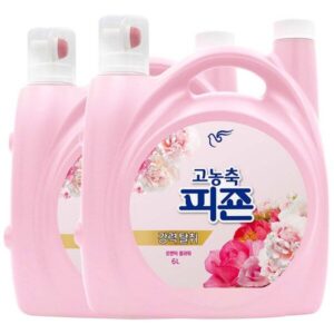 고농축섬유유연제 추천 고농축 피죤 강력탈취 오리지널 로맨틱플라워 섬유유연제, 6L, 2개
