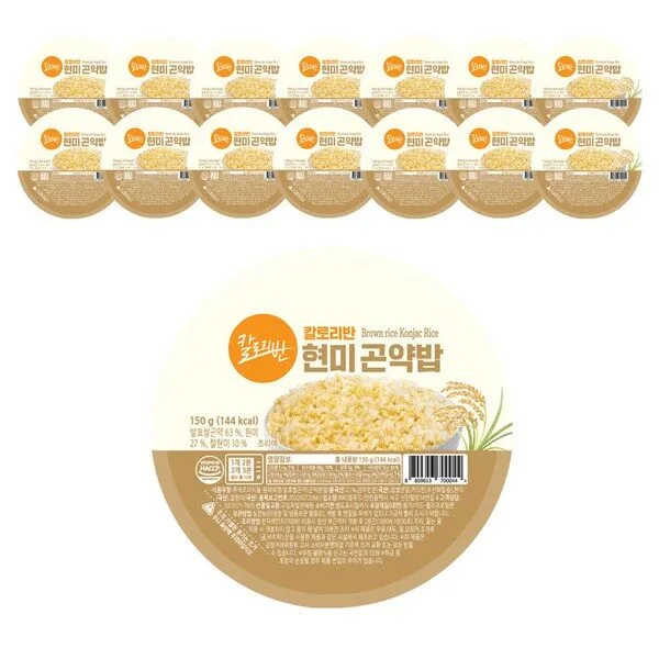 칼로리반 현미곤약밥, 150g, 15개